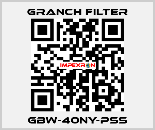 GBW-40NY-PSS GRANCH FILTER