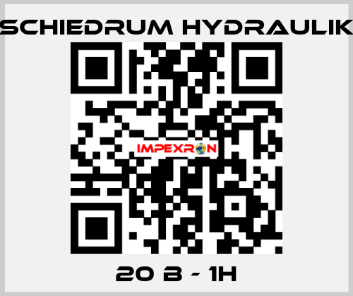 20 B - 1H SCHIEDRUM HYDRAULIK