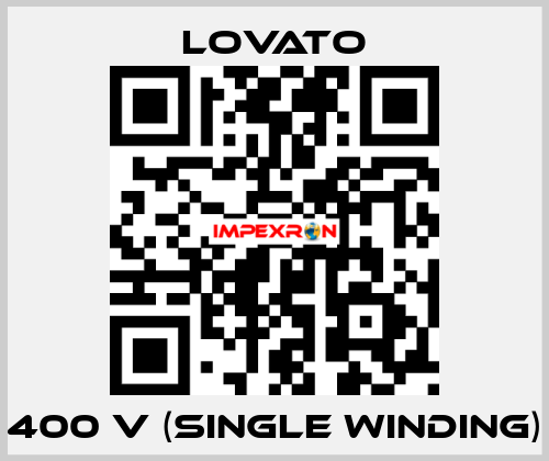 400 V (single winding) Lovato