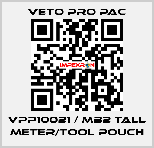 VPP10021 / MB2 Tall Meter/Tool Pouch Veto Pro Pac
