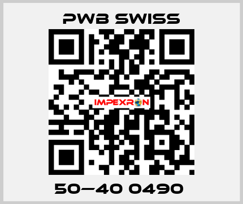 50—40 0490  PWB Swiss