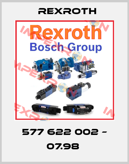 577 622 002 – 07.98  Rexroth
