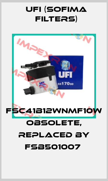 FSC41B12WNMF10W Obsolete, replaced by FSB501007  Ufi (SOFIMA FILTERS)