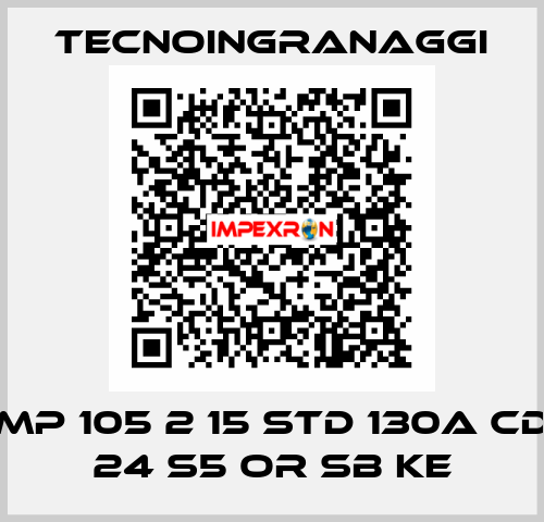 MP 105 2 15 STD 130A CD 24 S5 OR SB KE TECNOINGRANAGGI