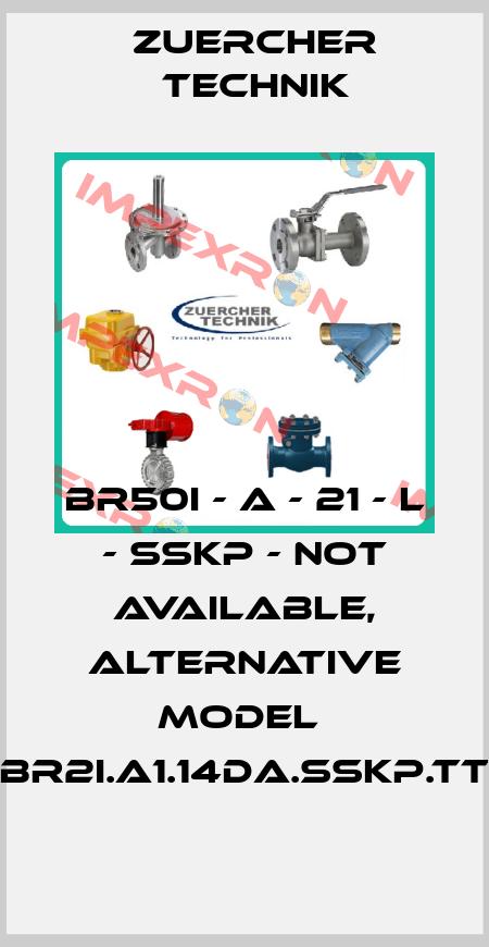 BR50I - A - 21 - L - SSKP - not available, alternative model  BR2i.A1.14DA.SSKP.TT Zuercher Technik