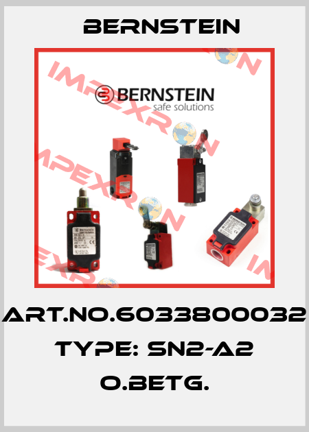 Art.No.6033800032 Type: SN2-A2 O.BETG. Bernstein