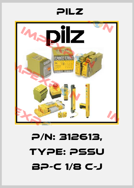 p/n: 312613, Type: PSSu BP-C 1/8 C-J Pilz