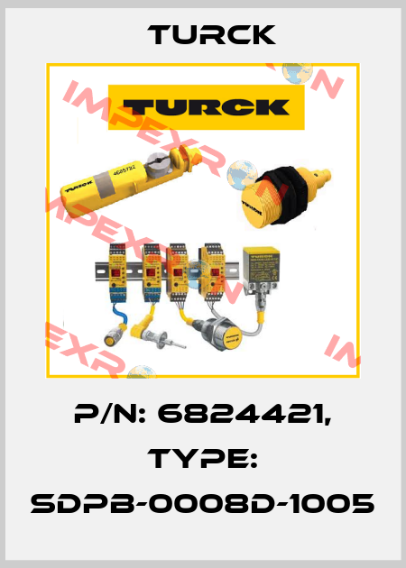 p/n: 6824421, Type: SDPB-0008D-1005 Turck