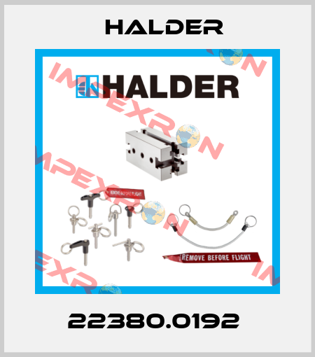 22380.0192  Halder