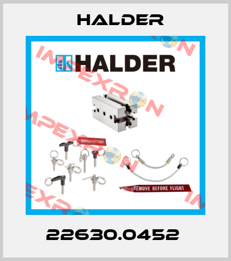 22630.0452  Halder