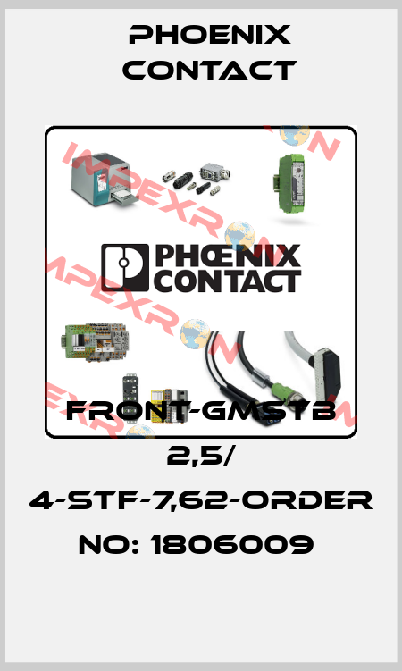 FRONT-GMSTB 2,5/ 4-STF-7,62-ORDER NO: 1806009  Phoenix Contact