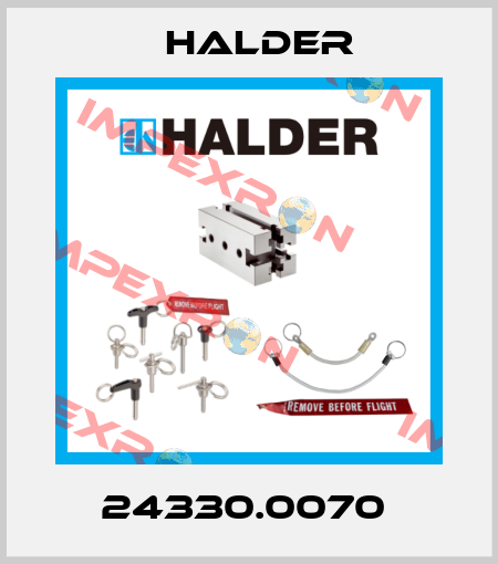24330.0070  Halder