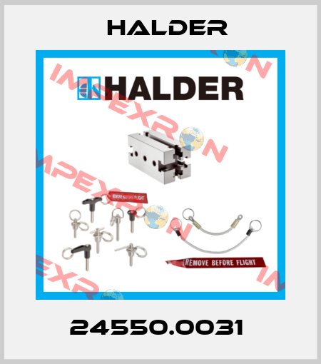 24550.0031  Halder