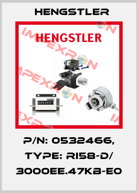p/n: 0532466, Type: RI58-D/ 3000EE.47KB-E0 Hengstler