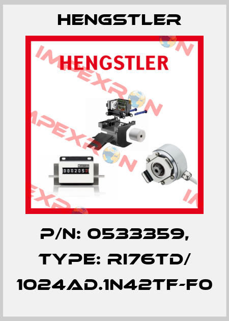 p/n: 0533359, Type: RI76TD/ 1024AD.1N42TF-F0 Hengstler