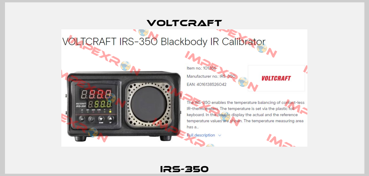 IRS-350 Voltcraft