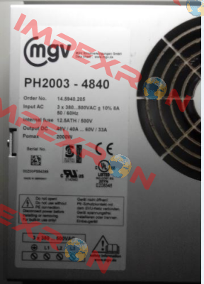 PH2003-4840  MGV