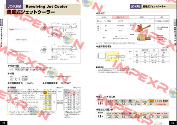 JC-KRM-08-L331-E219-J112-M1.8-MKWL855 Ahresty-tec