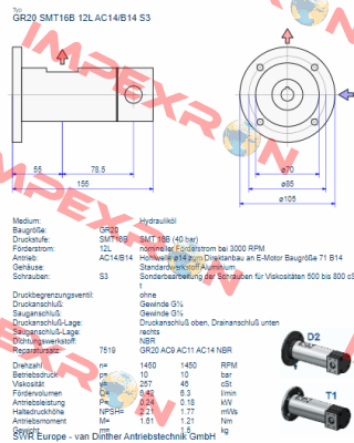 GR20 SMT 16B 12L AC14/B14 S3 Settima