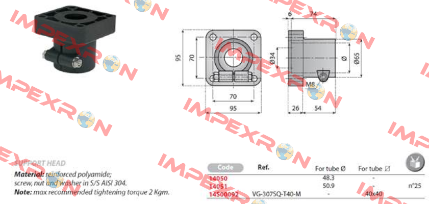 14050 (VG-3070-R150) System Plast