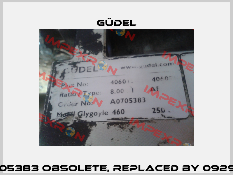 A0705383 obsolete, replaced by 0929106  Güdel