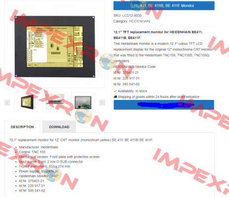 LCD12-0035 - obsolete, replaced by - LCD12-0035c  TSUBIS