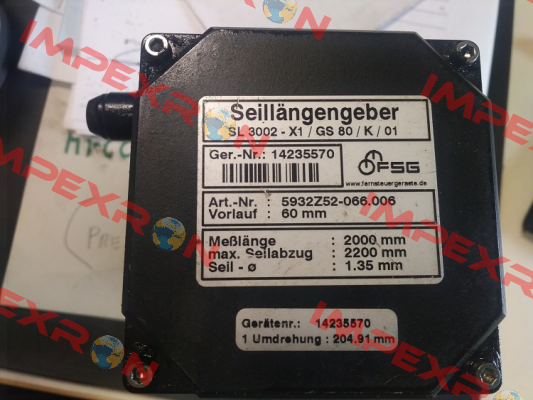 5932Z52-066.006 oem FSG Fernsteuergeräte