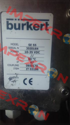 Model: SE 55,  ITEM : IT 03186 (OEM)  Burkert