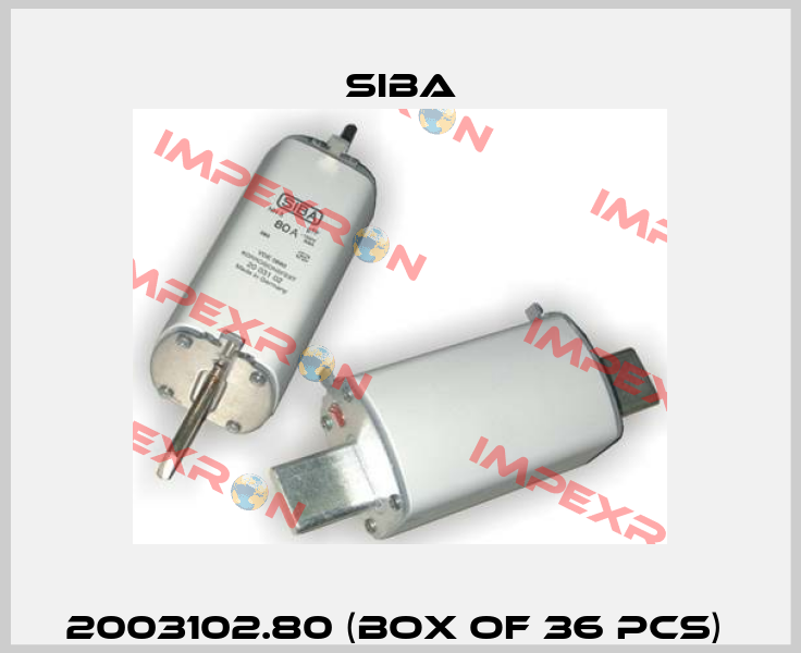 2003102.80 (box of 36 pcs)  Siba
