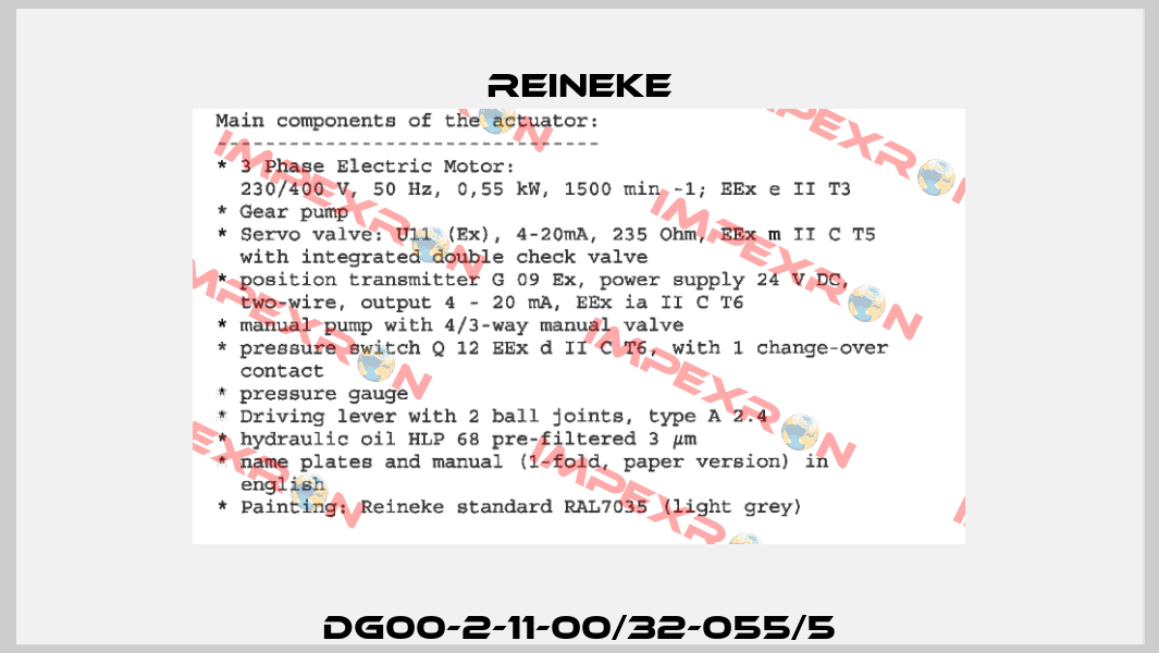 DG00-2-11-00/32-055/5 Reineke