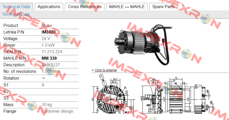 IM3020 MAHLE