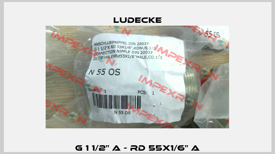 G 1 1/2" a - Rd 55x1/6" a Ludecke