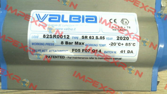 82SR0012 Valbia