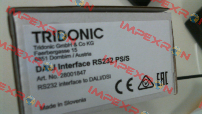 28001847 / DALI Interface RS232 PS/S Tridonic