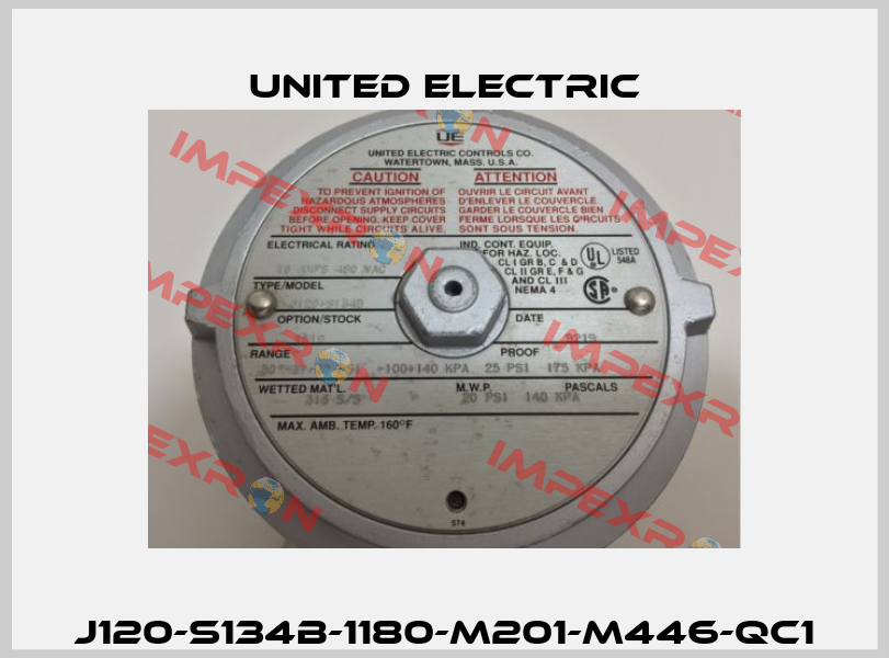 J120-S134B-1180-M201-M446-QC1 United Electric