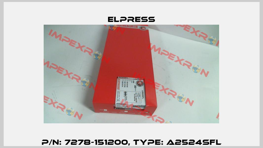 p/n: 7278-151200, Type: A2524SFL Elpress