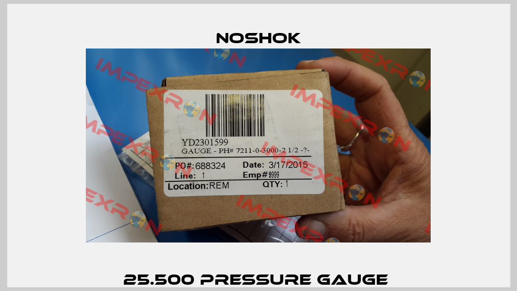 25.500 Pressure Gauge  Noshok