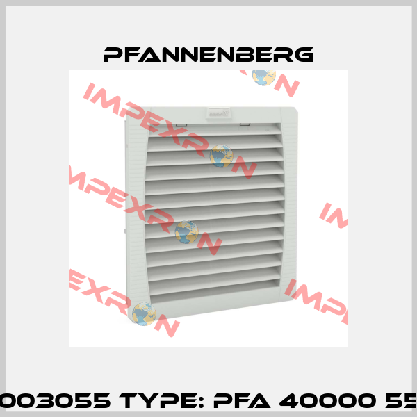 P/N: 11740003055 Type: PFA 40000 55 UV 7035 Pfannenberg