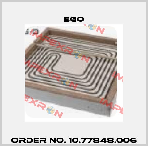 Order No. 10.77848.006 EGO