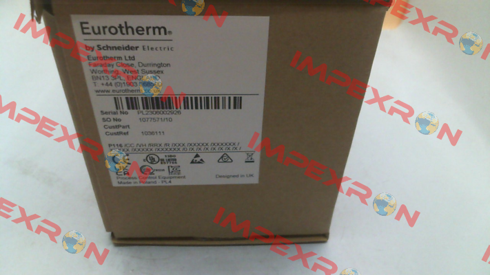 P116/CC/VH/RR/XXX Eurotherm