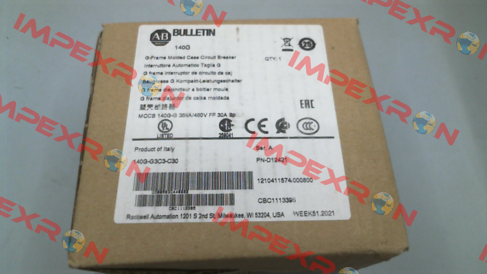 140G-G3C3-C30 Allen Bradley (Rockwell)