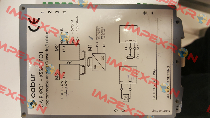 CA-PI/PO1-XSSAPIPO1 Cabur