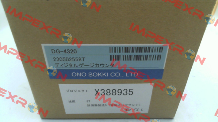 DG-4320 (3593) Ono Sokki