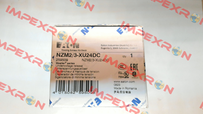 p/n: 259509, Type: NZM2/3-XU24DC Moeller (Eaton)